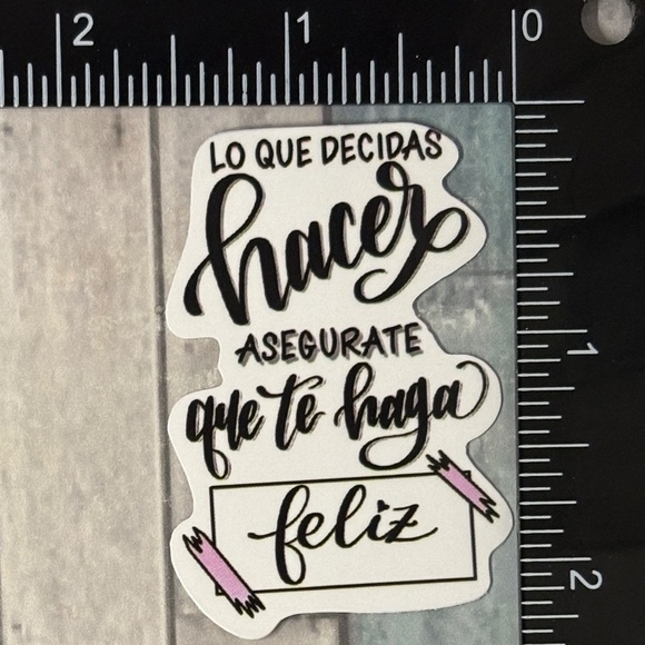🌀10/$10🌀 Spanish Inspirational Reusable Waterproof Vinyl Sticker Decal - Picture 1 of 1
